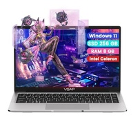 Notebook Intel Celeron 8gb Ram 256 Gb Ssd Laptop 1920x1080 FHD 14in - imagem 1