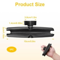 Braço Duplo para Suporte RAM 2.5cm: Ajuste Universal para GoPro, GPS e Celulares - imagem 3