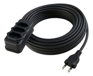 Extensão Elétrica Profissional 20m Cabo PP 2,5mm Reforçado - 3 Tomadas 10A 127V/220V NBR 14136 - imagem 1