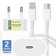 Carregador Turbo USB-C p/ Lightning 25W Ultra Rápido - iPhone SE X 11 12 13 14 FAST CHARGE PREMIUM UTBRX® - imagem 1