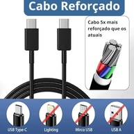 Carregador Turbo 25W Tipo C + USB: Carregamento Rápido para Samsung, Motorola, iPhone 15/16 e Android/iOS - Homologado ANATEL - imagem 5
