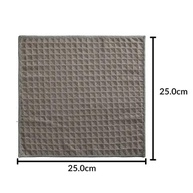 Guardanapos de Mesa Cinza Waffle em Algodão - 25x25 cm - Pano de Limpeza Multiuso para Cozinha - imagem 4