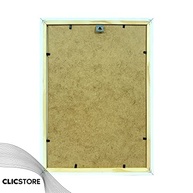 Moldura 25x35 cm Branca Sem Vidro - Ideal para Fotos, Quadros e Cartazes - imagem 3