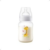 Kit 2 Mamadeiras Anti-Cólicas Clássica 260ml Decorada Girafa - Philips Avent - imagem 5