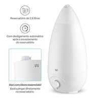 Umidificador de Ar Easy Air 2,6L com Aromaterapia | Bivolt Silencioso para Ambientes Confortáveis - imagem 5