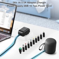 Fonte de Alimentação Universal 26V 1A 26W com 10 Pontas - Compatível com Roteadores, Scanners e Mais (UL Listado) - imagem 4