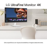 Monitor LG UltraFine™ - Tela IPS UHD 4K 27", HDR10, DCI-P3 90%, Dynamic Action Sync – 27US500-W. - imagem 3