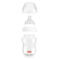 Mamadeira First Moments Clássica Neutra 270ml +2 meses Fisher Price - Anti Cólicas e Bico Natural - imagem 3