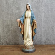 Estátua de Nossa Senhora da Graça Católica - 27,4 cm - Decoração Religiosa para Casa e Altar - imagem 3