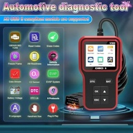 Scanner Automotivo OBD2 V302: Diagnóstico Completo e Teste de Bateria com Tela 2.8" - imagem 3