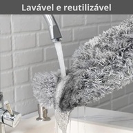 Espanador Telescópico Extensível 2,80m com Microfibra e Haste de Inox - Limpeza Fácil em Alturas Difíceis - imagem 4