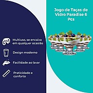 Taças de Vidro para Sobremesa Ruvolo 6 Peças - 282ml - imagem 2