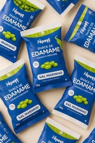 Kit 4 Packs Snack De Edamame Sal Marinho Repeat 28G - imagem 3