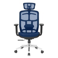 Cadeira Ergonômica DT3 Diana em Mesh Vidartex com Apoio Lombar 2D e Braço 3D - Blue - imagem 4