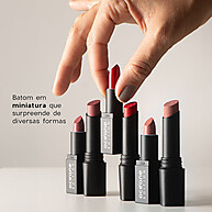 Mini Batom Vermelho Semi-Matte Red Kiss – Océane Edition 2g - imagem 2