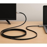 Cabo HDMI 2.0 Flat Desmontável Cirilo Cabo 2m: Imersão Total em 8K e Games com Fluidez Absoluta - imagem 4