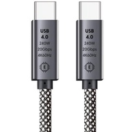 Cabo USB C 240W 2m: Carga Ultrarrápida, 20Gbps e 4K 60Hz - imagem 2