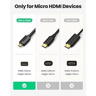 Cabo Micro HDMI para HDMI 4K 60Hz 2m: Conexão Rápida e Imagem Incrível para Seus Dispositivos - imagem 5