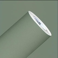 Adesivo Vinil Verde Oliva Frosty Jateado Opaco 2m x 70cm - Transforme Móveis e Paredes com Estilo Sofisticado - imagem 1