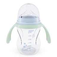 Mamadeira Lolly Nature 250ml AureaFlow - Fluxo Médio 2m+ | Design Harmonioso e Anticólico - imagem 3