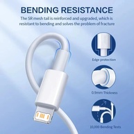 Cabo iPhone Carregamento Rápido: 1m, 1.5m ou 2m - imagem 3