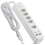 Filtro de Linha Premium 5 Tomadas + USB/Tipo-C Bivolt 2m: Proteção e Conectividade Total! - imagem 2