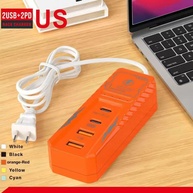 Carregador USB 4 Portas: Power Strip Rápido 2PD+2USB - imagem 3
