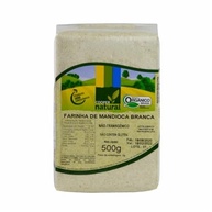 Kit 2X: Farinha Mandioca Branca Orgânica Coopernatural 500g - imagem 1