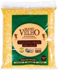 Kit 2X: Flocos de Milho Para Cuscuz Orgânico Mano Velho 500g - imagem 1