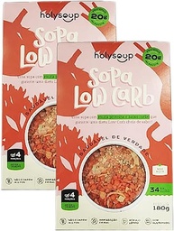 Kit 2X: Sopa Low Carb Sem Glúten Holysoup 180g - imagem 1
