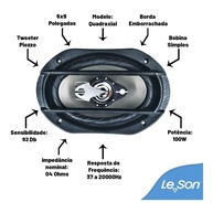 Som Automotivo Bluetooth: Kit Completo 2x6x9 - imagem 2