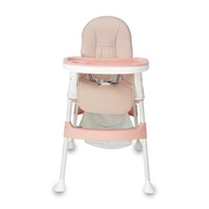 Cadeira de Alimentação Alta 3 em 1 Multifuncional Rosa até 24kg - Conforto e Segurança para seu Bebê - imagem 4