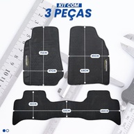 Jogo de Tapetes Automotivos Emborrachados Premium para Chevrolet TrailBlazer (2016-2024) - 3 Peças - imagem 3