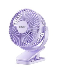 Ventilador Portátil Gaiatop Recarregável 360° Silencioso com 3 Velocidades - Ideal para Mesa, Carrinho e Acampamento - imagem 2