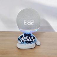 Suporte Alexa Echo Dot 3, 4 e 5 com Design Exclusivo Robert Jesus - Decoração e Organização para Mesa - imagem 1