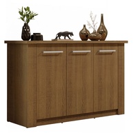 Balcão Buffet Madesa 72705Z1 3 Portas Rustic – Estilo Rústico com Charme Moderno - imagem 1