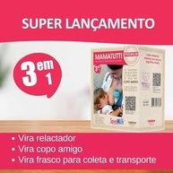 Kit Relactador Mamatutti 3 em 1 - Frasco Relactador, Copo Amigo + 3 Tubos Tutticare - imagem 3