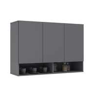 Armário Multiuso Aéreo Milão 3 Portas - Organize com Estilo e Praticidade - imagem 1