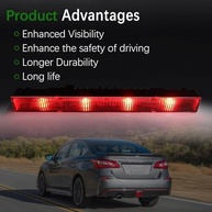 3ª Luz de Freio LED para Nissan Altima (2014-2018) e Sentra (2012-2018) - Segurança e Estilo Aprimorados - imagem 4