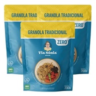 Tia Sônia, Kit 3 Granola Integral Zero Adição Açúcar Tia Sônia 200g cad - imagem 7
