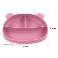 Prato de Silicone com Ventosa para Bebês - 3 Divisórias, Anti-derrapante, Seguro e Durável (Azul) - imagem 3