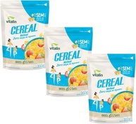 Kit 3 Pacotes de Cereal Matinal Zero Adição de Açúcares Sem Glúten de 200g cada - Vitalin - imagem 1