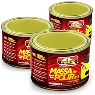 KIT 3 Massas de Polir Nº 2 Proauto Base Água: Brilho Impecável para Carro, Moto e Caminhão (500g) - imagem 2
