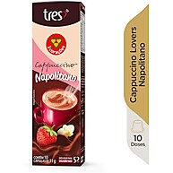 Cappuccino Napolitano 3 Corações: 10 Cápsulas Sabor Único - imagem 2