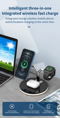 Carregador 3 em 1 Apple: MagSafe Rápido! - imagem 3