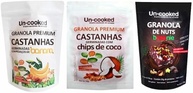 Kit 3 Granolas de Castanhas Uncooked: Brawnie, Banana, Coco - imagem 1