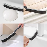 Kit 3 Escovas Multiuso para Cantos e Fendas com Cerdas Duras + 3 Ganchos Adesivos - Limpeza Profunda em Espaços Difíceis - imagem 5