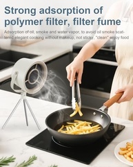 Exaustor Portátil 3 Velocidades com 5 Filtros - Ideal para Cozinha Compacta - imagem 4