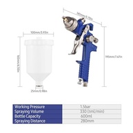 Pistola de Pintura Ergonômica com 3 Bicos - 600ml Nylon | Ideal para Carro, Móveis e Madeira - imagem 5