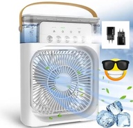 Ventilador Portátil 3 em 1 com Umidificador e Climatizador | LED, 600ml, 3 Velocidades - imagem 3